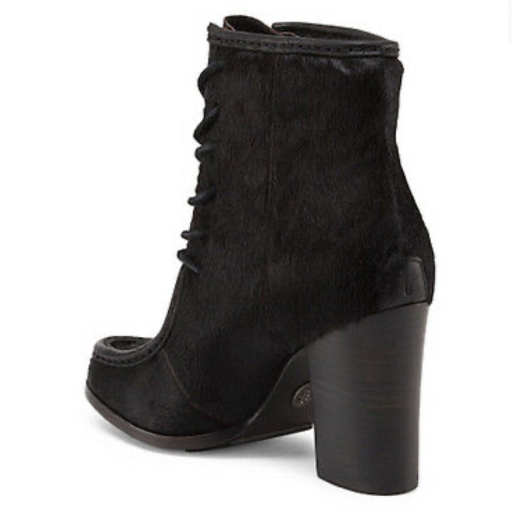 FRYE Black Suede Parker Moccasin Boot Size 6 - Picture 2 of 8